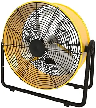 Collu lieljaudas Metāla Rūpniecības Bungas Ventilators, 3 Ātrumu Fan par Noliktava, Darbnīca, Rūpnīca, un Pagraba - liela Ātruma