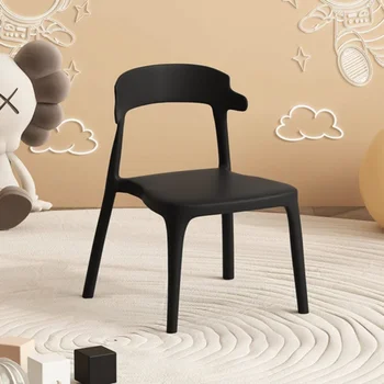 Ziemeļvalstu Āra Ēdamistabas Krēsli Iezīme Plastmasas Mūsdienu Akrila Ēdamistabas Krēsli Virtuves Dizains Sillas Comedor Mājas Mēbeles SR50DC