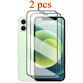 2 Pack Rūdīts Stikls Screen Protector For IPhone 14 13 12 11 Pro Max Aizsargs Filmu