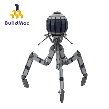 KM-65366 Octuptarra Magna Tri-robots Buidling Bloku Komplekts Kosmosa Karu Spider-līdzīgu Robotu Attēlā Kosmosa kuģis Ķieģeļu Modelis DIY Mazulis, Rotaļu