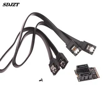 1Set M2 Ar SATA 3.0 Paplašināšanas Stāvvadu Karti ar Kabeli TAUSTIŅU A + E WIFI Cietā Diska Adapteri, izņemiet atmiņas Karti Bezmaksas Diska Iekārta