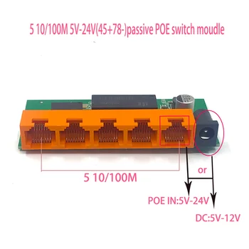 OEM Jaunais modelis ir 5 ethernet switch Switch Desktop RJ45 Ethernet Switch 10/100mbps Lan Gigabit switch rj45 tp-link