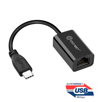 USB 3.1 USB C Ethernet Adapteris 2.5 Gb Tīkla Karte 2500Mbps RJ45 uz C Tipa Lan Adapteris ir RJ45 Dongle Realtek RTL8156B Chip PC