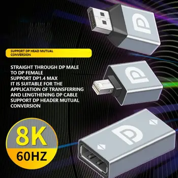 RYRA DP 1.4 HDMI-saderīgam Adapter Mini Display Port Converter Sieviešu, Vīriešu, 8K 60Hz, Lai Klēpjdators, Datora Monitors, Projektors