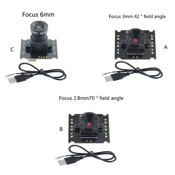 2023 Jaunu OV9726 Kameras Modulis Valdes 1MP 3/2.8/6 mm Fokusa Atbalsta MJPG/YUY2 Sejas Atpazīšanas Projektu USB Bezmaksas Draiveri