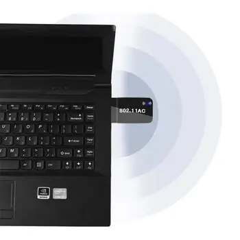 RYRA 2.4 G 5.8 G 1200Mbps Wireless Dual Band USB 3.0, WIFI, Lan Adapteri Tīkla Kartes ātrgaitas USB3.0 Uztvērējs