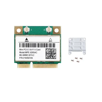 MPK-8265AC Bezvadu Pusi Mini PCI-E Wifi Karte, Wifi, 5 divjoslu 802.11 AC 2.4 Ghz 5Ghz 1200Mbps Wlan Tīkla