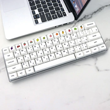 12 Taustiņi PBT Keycaps Sublimācijas Augļu Krāsu XDA Augstums MX Slēdži Cherry Mechanical Gaming Keyboard