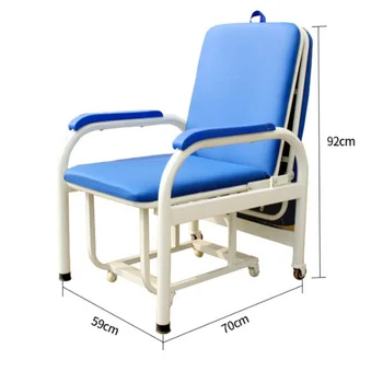 ES-AC511 Lētu Cenu Slimnīcā Palātā Gultas Pavadonis Gulta Medicīnas Eskorts Saliekamais Krēsls