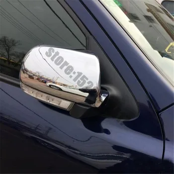 ABS Chrome Atpakaļskata spoguļa vāciņš Melns/Atpakaļskata spoguļa Apdare par Hyundai Santa Fe 2006-2012 Auto stils