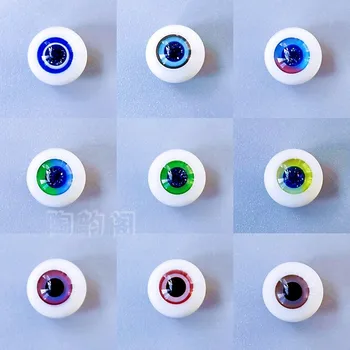 Pielāgota OB11 Mīksto Keramikas Baby Galvu Stikla Eyeballs 10 8mmbjd 8-punktu Zemu Loka Melnā Pērle Tīra Kārta Kustamo Krāsu Jaunu Produktu
