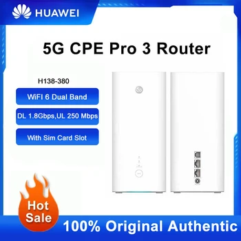 Atbloķēt Huawei 5G CPE Pro 3 Maršrutētāju H138-380 WiFi 6 Signāla Atkārtotājs Dual Band 250 Mb / s Gigabit Pastiprinātājs Ar Sim Kartes Slots