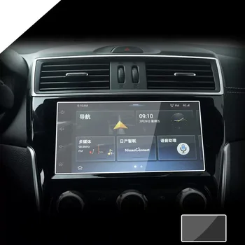Priekš Nissan Tiida 2014-2021 Auto Centra Konsoli, Touch Screen Navigācija, Rūdīts Stikls Rūdīts Filmu Interjera Aizsargāt Tērauda Filmu