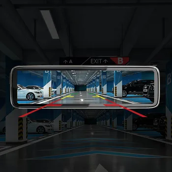 360 Grādu Platleņķa 12Inch Ekrāns ar 4K Auto Paneļa Kameru Ieraksti Ar Nakts Redzamības
