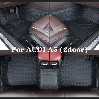 Pilna Surround Custom Ādas Automašīnas Grīdas Paklājs AUDI A5 (2door) 2010-2016 (Modelis, Gads) Auto Interjers Auto Daļas