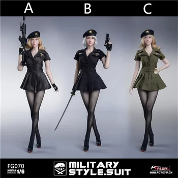 Uguns Meitene Rotaļlietas FG070ABC 1/6 Sieviešu Karavīrs ASV Militāro Stilu, Seksīgs Apģērbs, Tērps, Modelis Aksesuāri Fit 12