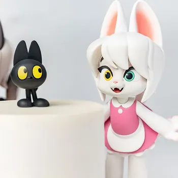 Blind Lodziņā Rotaļlieta Daudz Oriģinālu Maidservant Kaķis Caja Ciega Blind Soma Rotaļlietas Meitene Anime Attēls Cute Modelis Dzimšanas dienu Lodziņā Pārsteiguma Dāvanu