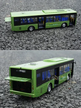 1: 42 Attiecība Yutong Autobusu ZK6125CHEVPG4 Hibrīda Autobusu Auto Modelis Zēns Rotaļlietu Kolekcijas Rotaslietas