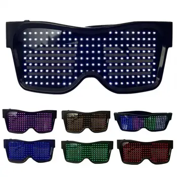 Elektronisko Bluetooth Gaismas Brilles ar LED Gaismas Dzimšanas dienas svinībām Klubā Aksesuārus Elektronisko Bluetooth Gaismas Brilles