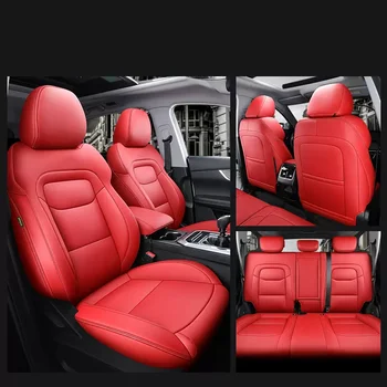 Custom Fit Auto Sēdekļa Vāku Volvo XC60 XC90 S60 S90 Pilnībā Ieskauj Izturīgs Kvalitātes Nappa Ādas Pielāgot Skoda kodiaq
