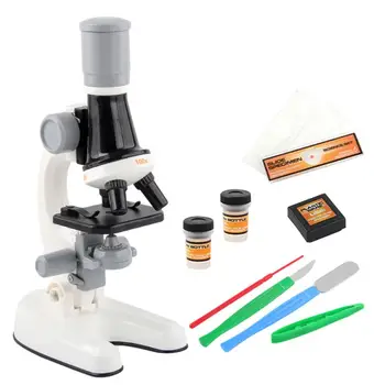Bērnu Rotaļlietu Mikroskopu Zinātnes Eksperimentu Rotaļlietas 1200 Reizes Mikroskopu Mācību Materiālu Kopumu, Skolēnu Mikroskops Rotaļlietas