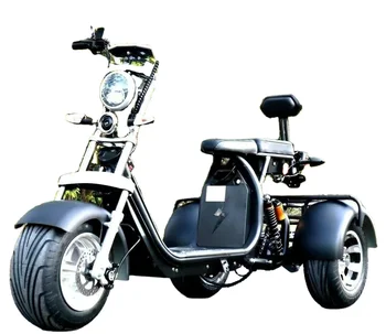 dropshiping 2000w 18inch 60v 20ah jaudīga Elektriskā Motorollera Trīs Lielās Riteņu elektrisko trike Motociklu Citycoco coco pilsētas