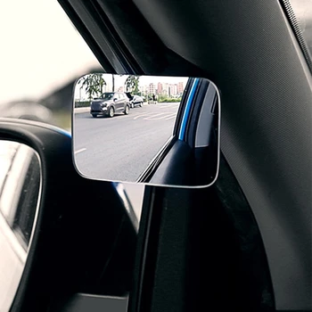 2023 Jaunu Automobiļu Augstas Izšķirtspējas Izliekta Blind Spot Mirrow 360 Grādu Platleņķa Regulējami Atpakaļskata Autostāvvieta Bez Apmales Spoguļi