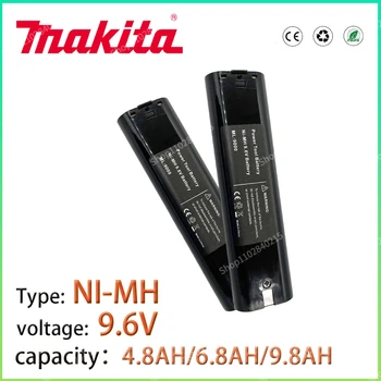 Makita 9.6 4.8 V Ah/6.8 AH/9.8 AH Ni-MH Bateriju Nomaiņa 9000 9001 9002 9033 6093D 6095D 6096D 6012HD 4390D DA391D 5090D