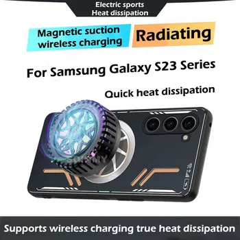 Samsung Galaxy S23 Ultra Dzesēšanas Sarkanā Vara Alumīnija Siltuma Izkliedi Lietu Vāku Samsung S21 S22 Ultra Plus S23 + Fundas