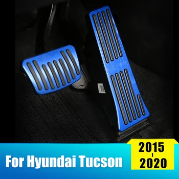 Auto Kāju Balsts Pedāļu Segtu Degvielas Akseleratora Pedālis, Bremzes, Sajūga Pedāļu Par Hyundai Tucson 2015 2016 2017 2018 2019 2020 Piederumi