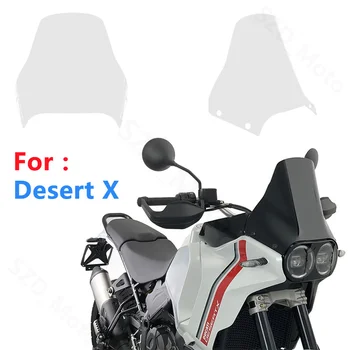 Par Ducati Tuksnesī X DesertX 2022 2023 Motociklu Piederumi Sporta Vējstiklu, Priekšējiem Stikliem Vēja Deflektori Melns
