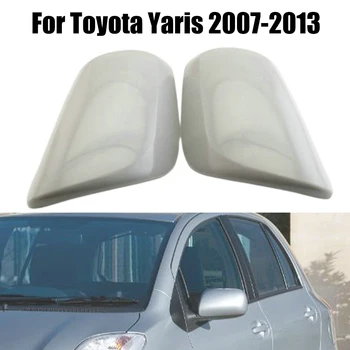1Pair, Lai Par Toyota Yaris 07-13 Vadītāja & Pasažiera Pusē, Durvju Ārējie Spoguļi Ietilpst Atpakaļskata Spogulis Gadījumā